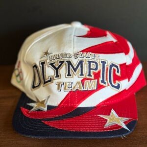 STARTER USA Olympic Red and White Cap